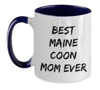 Mug Maine Coon Cat Mom Tea Cup Ceramic Ceramic Cup Cappuccino Coffee Mug for Best Friend Restaurants Kitchens 330Ml