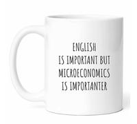 Mug Microeconomics Teacher Coffee Mug Great Gift Idea Ceramic Cup Custom Tea Cup for Kitchens Restaurants Work 330Ml