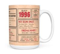 Mug Monster - 30th Birthday Gift - Back in 1996 in This Year Mug, Present for Men and Women, Birthday Gifts for Women, Birthday Gifts for Men, 30th Anniversary Present, 15oz White Mug