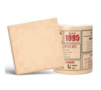 Mug Monster - 30th Birthday Gifts for Men - Back in 1995 in This Year Mugs, Unusual 30th Birthday Gifts for Women, Wedding Anniversary Present, 11oz White Ceramic Coffee Mug & Coaster