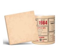 Mug Monster - 41st Birthday Gift - Back in 1984 Mug, Present for Men and Women, 41st Anniversary, 11oz White Mug & Coaster