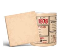 Mug Monster - 47th Birthday Gift - Back in 1978 Mug, Present for Men and Women, 47th Anniversary, 20oz White Mug & Coaster