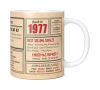 Mug Monster - 48th Birthday Gift - Back in 1977 Mug, Present for Men and Women, 11oz White Mug