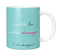 Mug Monster - Could be Tea, Could be Champagne, Funny Novelty Mug, Gift for Her - Ceramic Coffee Mug/Cup, Gift for Men or Women, Extra Large and Giant Mug Available, 20oz White Mug