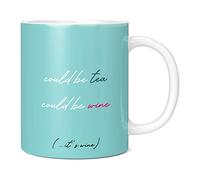 Mug Monster - Could be Tea, Could be Wine, Funny Novelty Mug, Gift for Her - Ceramic Coffee Mug/Cup, Gift for Men or Women, Extra Large and Giant Mug Available, 20oz White Mug