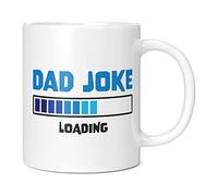 Mug Monster - Dad Joke Loading Novelty Mug, Funny Fathers Day or Birthday Gift - Ceramic Coffee Mug/Cup, Gift for Men or Women, Extra Large and Giant Mug Available, 11oz White Mug
