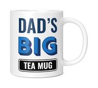 Mug Monster - Dad's Big Tea Mug, Father's Day Gift, Birthday Present for Dad, Giant Mugs for Men, Huge Cup Hot Drinks, Oversized Tea Cup, Extra Large Ceramic Gift
