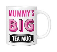 Mug Monster - Mummy's Big Tea Mug, Mother's Day Gift, Birthday Present for Mummy, Giant Mugs for Women, Huge Cup Hot Drinks, Oversized Tea Cup, Extra Large Ceramic Gift