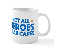 Mug Not All Heroes Wear Capes Coffee Mug Premium Ceramic Cup Custom Tea Cup for Men Women Work Best Friend 330Ml
