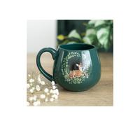 Mug Novelty Drinkware Fawn Rounded Gift Kitchen Set Green