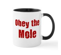 Mug Obey The Mole Coffee Cups Great Gift Idea Ceramic Cup Custom Tea Cup for Kitchens Restaurants Work 330Ml