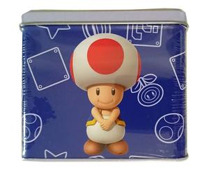 Mug + piggy bank Educa Borras Nintendo Super Mario Bros Toad Bleu TU
