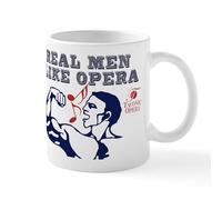 Mug Real Men Like Opera Coffee Mug Premium Ceramic Cup Great Gift Idea Coffee Cups for Men Women Work Restaurants 330Ml