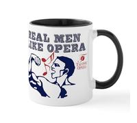 Mug Real Men Like Opera Tea Cup Custom Coffee Cups Cappuccino Mugs for Men Women Work Best Friend 330Ml