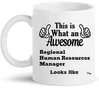 Mug Regional Human Resources Manager Mugs Custom Ceramic Cup Personalised with Your Text Coffee Cups for Work for Best Friend Restaurants 330Ml