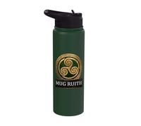Mug Ruith Ancient Irish Mythology Triskelion Symbol Stainless Steel Insulated Water Bottle