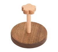 Mug - Rustic Wooden Cup Holder for Worktops, Versatile Drink Storage Coffee Bars & Kitchens | Compact Paper Display, Durable Mountain Glasses, Camping Bathroom Use the