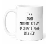 Mug Sarcastic Lawyer Mugs Custom Coffee Cups Ceramic Ceramic Cup for Work Restaurants Best Friend 330Ml
