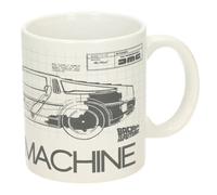 Mug SD Toys Back to the Future Time Machine Blanc TU