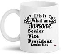 Mug Senior Vice President Coffee Mug Premium Mugs Personalised with Your Text Ceramic Cup for Men Women Restaurants Work 330Ml