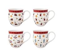 Mug Set 4 - Villeroy & Boch 390ml Porcelain Toys Delight Anniversary Edition