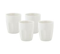 Mug Set: 4 X 200Ml Maxwell & Williams White Basics Latte Cup Set, Porcelain