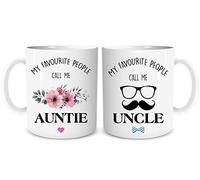 Mug Set Auntie and Uncle Gift Present Couples Coffee Mugs Aunt Aunty Tea Mug Cup Christmas WSDMUG2130