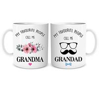 Mug Set Grandma and Grandad Gift Present Couples Coffee Mugs Grandparent Tea Mug Cup Christmas WSDMUG2125