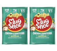 Mug Shot Chicken & Sweetcorn Flavour Noodles, Pack of 2