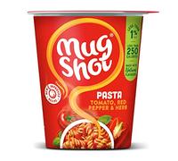 Mug Shot On The Go Tomato, Red Pepper and Herb Pasta, 68 g (Pack of 6)