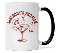 Mug Somebody's Problem Coffee Mug Custom Mugs Ceramic Coffee Cups for Men Women Best Friend Work 330Ml