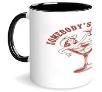Mug Somebody's Problem Mugs Custom Ceramic Cup Ceramic Coffee Mug for Men Women Kitchens Restaurants 330Ml