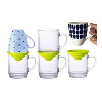 Mug Stacker Kitchen Cabinet Shelf Organizer for Cupboard and Pantry Organization - Expandable and Stackable Storage Solution for Tea Cups and Coffee Mugs - Save Space and Stay Organized (3Pcs Green)