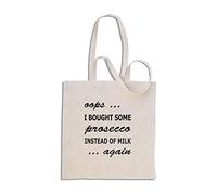 mug-tastic Oops ... I Bought Some Prosecco Instead of Milk ... Again - Cotton Shopper Tote Bag