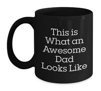 Mug This is What an Awesome Dad Looks Like Coffee Mug Premium Tea Cup Custom Coffee Cups for Best Friend Men Women Restaurants 330Ml