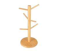 Mug Tree Stand - 6-Hook Cup Organizer |Coffee Mug Storage & Display Stand | Space-Saving Organizer for Home, Kitchen, Cabinet, Restaurant, Cafe | Durable & Stylish Design