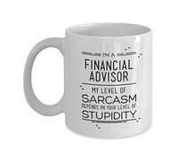 Mug Unique Sarcasm Gifts for Financial Advisors Coffee Mug Ceramic Ceramic Cup Cappuccino Coffee Cups for Men Women Restaurants Work 330Ml