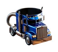mug Unique Semi-Truck Shaped Handcrafted Coffee, Creative Travel Mug for Dad, Grandpa, Husband, Boyfriend