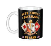 Mug Us 69Th Signal Battalion Ceramic Cup Cappuccino Mugs Great Gift Idea Coffee Mug for Work Men Women Best Friend 330Ml