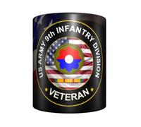 Mug Us 9Th Infantry Division Vietnam Service Combat Veteran American Flag Tea Cup Custom Ceramic Cup Great Gift Idea Coffee Mug for Kitchens Work Best Friend 330Ml