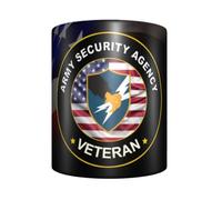Mug Us Security Agency Veteran American Flag Mugs Premium Coffee Cups Custom Ceramic Cup for Best Friend Men Women Kitchens 330Ml