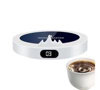 Mug Warmer - 3 Temperature Settings Hot Drinks Heater | Plug-in Auto Shut Off Mug Heater - for Home Living Room Kitchen Workplace Travel During Lunch