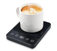 Mug Warmer Auto Shut Off - Coffee Cup Warmer for Desk with Timer, 6 Temp Electric Coffee Mug Warmer, LED Display Smart Coffe Warmer Pads, Heater Coasters Black