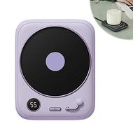 Mug Warmer, Coffee Warmer with 3 Temperature Setting, Cup Warmer, Electric Beverage Warmer, Constant Temperature 131℉/55℃, Heating Mug Cup Warmer for Home/Office,Purple