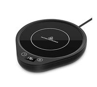 Mug Warmer, Upgrade Coffee Warmer & Cup Warmer for Desk with 3 Temperature Settings, More Hot Coffee Mug Warmer with Timer & 4H Auto Shut Off for Keep Best Flavor for Cocoa, Tea, Water, Milk, Black