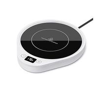 Mug Warmer, Upgrade Coffee Warmer & Cup Warmer for Desk with 3 Temperature Settings, More Hot Coffee Mug Warmer with Timer & 4H Auto Shut Off for Keep Best Flavor for Cocoa, Tea, Water, Milk