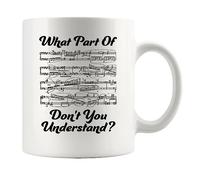 Mug What Part of Don’T You Understand Music Teacher Mugs Personalised with Your Text Coffee Cups Cappuccino for Men Women Restaurants for Best Friend 330Ml