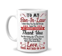 Mug with Handles Son in Law I Gave You My Gorgeous Drinking Cup Tea 330ml