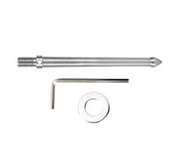 Mugast Spike Mount, Stainless Steel Monopod Camera Spike Mount Lightweight Ground Spike Mount Fits for Tripod, Monopod, Ball Head(12cm)