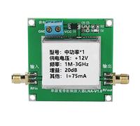 Mugast Wideband LNA Amplifier Module,Low Noise LNA RF Broadband Amplifier Module Signal Strengthen 1-3000MHz 2.4GHz 20dB HF VHF/UH